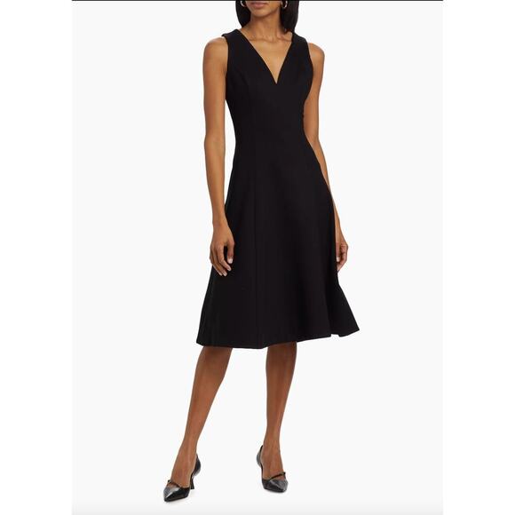 Reformation Mikayla Knit Fit and Flare Dress Size Large NWT - Picture 2 of 14